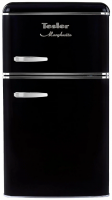 Холодильник Tesler RT-95 BLACK, ретро, черный