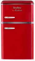 Холодильник Tesler RT-95 RED, ретро, красный