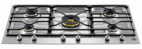 Варочная панель газовая Bertazzoni PM36500X, серебристый