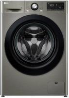 Стиральная машина LG F4R3TYG6P AI DD, 8 кг, 1400 об/мин, инверторный, прямой привод, серебристый