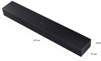 Саундбар Samsung HW-B400F/RU 2.1 300Вт+220Вт черный