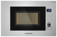 Встраиваемая микроволновая печь MEFERI MMO6020IX SLIM POWER, серебристый
