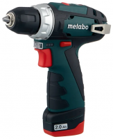 Аккумуляторная дрель-шуруповерт Metabo PowerMaxx BS 2014 2.0Ач х2 сумка 34 Н·м (600079550)