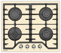 Газовая варочная панель GRAUDE GS 60.1 C (бежевый)