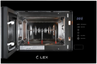 Микроволновая печь встраиваемая LEX BIMO 20.01 BL (чёрный/стекло)