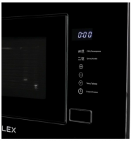 Микроволновая печь встраиваемая LEX BIMO 20.01 BL (чёрный/стекло)