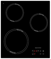 Варочная поверхность индукционная Zigmund & Shtain CIS 029.45 BX (чёрный)