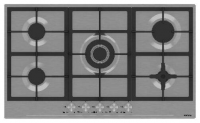 Газовая варочная панель Korting HG 965 CTX, нержавеющая сталь
