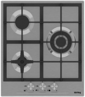 Газовая варочная панель Korting HG 465 CTX, нержавеющая сталь