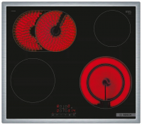 Электрическая варочная панель Bosch PKN645BB2E, черный/серебристый