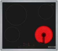 Электрическая варочная панель Bosch PKE645FP2E, черный/серебристый