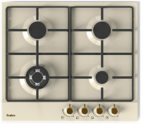 Газовая варочная панель Evelux HEG 650 IR (бежевый)