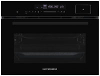 Компактный электрический духовой шкаф с паром Kuppersberg KSO 616, черный