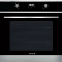 Электрический духовой шкаф Evelux EO 635 PX, черный/нержавеющая сталь
