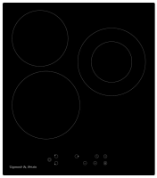 Электрическая варочная панель Zigmund & Shtain CN 37.4 B чeрный