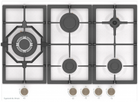Газовая варочная панель Zigmund & Shtain G 14.7 W, белый