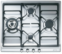 Газовая варочная панель Smeg SER60SGH3, нержавеющая сталь