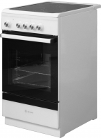 Плита Электрическая De Luxe 506004.14эс белый/черный стеклокерамика (без крышки)