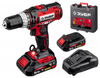 Дрель-шуруповерт Зубр ДШЛ-145-22 аккум. патрон:быстрозажимной (кейс в комплекте)