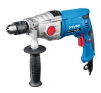 Дрель ударная Зубр ЗДУ-1100-2 ЭРМКМ2 1100Вт патрон:кулачковый реверс (кейс в комплекте)