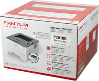 Принтер лазерный Pantum P3010D A4 Duplex белый