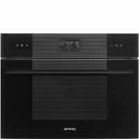Компактный электрический духовой шкаф Smeg SO4102S3B3, черный