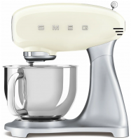 Планетарный миксер Smeg SMF02CREU, бежевый/серебристый