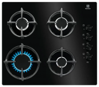 Газовая варочная поверхность Electrolux EGG6407K черный