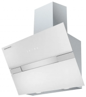 Вытяжка наклонная Maunfeld Mersey 60 glass white, белый/сатин