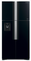 Холодильник Hitachi R-W660PUC7 GBK черный