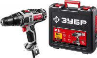 Дрель-шуруповерт Зубр ДШ-М3-500-2 К 500Вт патрон:быстрозажимной (кейс в комплекте)