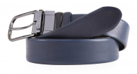 Ремень мужской Piquadro Black Square CU4877B3/NBLU2 черный/синий натур.кожа