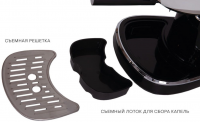 Кофеварка эспрессо Supra CMS-1515 850Вт черный/серебристый
