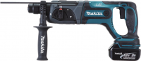Перфоратор Makita DHR241RFE патрон:SDS-plus уд.:1.9Дж аккум. (кейс в комплекте)