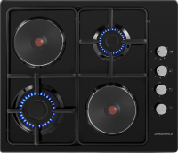 Комбинированная варочная панель Maunfeld EEHE.64.5EB/KG,черный