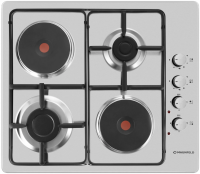 Комбинированная варочная панель Maunfeld EEHS.64.5ES/KG, нержавеющая сталь