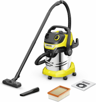 Пылесос профессиональный Karcher WD 5 S V-25/5/22 (1.628-350.0) желтый/черный/серебристый