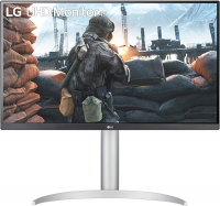 Монитор LG 27" UltraFine 27UP650-W серебристый IPS LED 5ms 16:9 HDMI матовая HAS Piv 1200:1 400cd 178гр/178гр 3840x2160 60Hz DP 4K 5.9кг