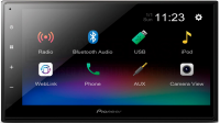 Автомагнитола Pioneer DMH-A345BT 2DIN 4x50Вт