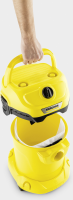 Пылесос профессиональный Karcher WD 2 Plus V-12/4/18 (1.628-000.0) желтый/черный