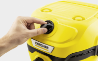 Пылесос профессиональный Karcher WD 2 Plus S V-15/4/18 (1.628-050.0) желтый/черный/серебристый