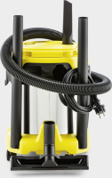 Пылесос профессиональный Karcher WD 2 Plus S V-15/4/18 (1.628-050.0) желтый/черный/серебристый