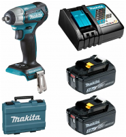 Гайковерт Makita DTW180RFE аккум. патрон:квад.3/8" (кейс в комплекте)