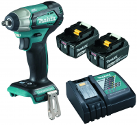Гайковерт Makita DTW180RFE аккум. патрон:квад.3/8" (кейс в комплекте)