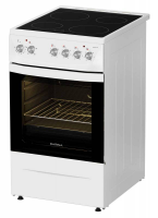 Плита электрическая Darina 1D5 EC 241 614 W, стеклокерамическая поверхность, 4 конфорки, 50х85х60 см