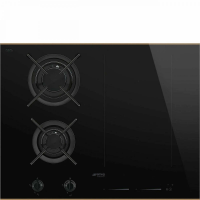 Комбинированная варочная панель Smeg PM6643R, черный