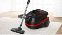 Пылесос моющий Bosch BWD421POW, черный/красный
