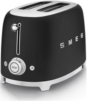 Тостер Smeg TSF01BLMEU, черный матовый