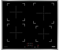 Индукционная варочная панель Haier HHY-Y64NFB, черный/серебристый