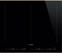 Индукционная варочная панель Smeg SIM6644R, черный